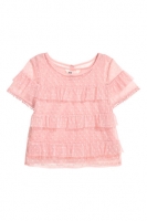 HM   Tiered tulle top
