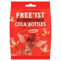Centra  Freeist Sugar Free Cola Bottles Sweets 100g