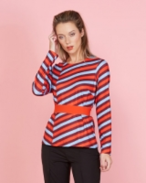 Dunnes Stores  Lennon Courtney at Dunnes Stores Multi Stripe Top