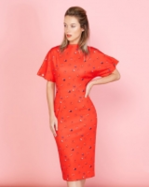 Lennon Courtney at Dunnes Stores Posey Print Batwing Dress