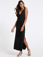 Marks and Spencer  Ruched Front Slip Maxi Dress