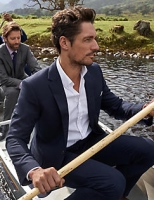 Marks and Spencer  Navy Tailored Fit Travel Suit