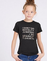 Marks and Spencer  Slogan T-Shirt (3-16 Years)