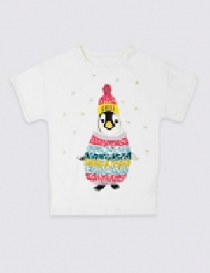 Pure Cotton Penguin Top (3-16 Years) 12.00 €