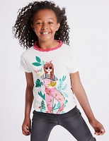 Marks and Spencer  Pure Cotton Girl T-Shirt (3-16 Years)