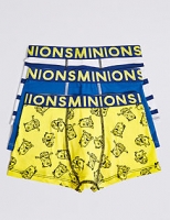 Marks and Spencer  3 Pack Despicable Me Minion Trunks (3-16 Years)