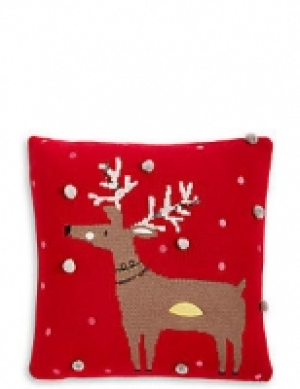 Marks and Spencer  Reindeer Knitted Cushion