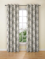 Marks and Spencer  Abstract Striped Eyelet Curtains