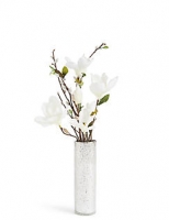 Marks and Spencer  Magnolia & Pussywillow in Mercury Vase