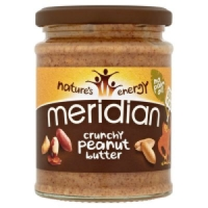 Meridian Natural Peanut Butter Crunchy/Smooth No Salt 280g