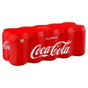 COCA COLA CAN PACK 10 X 330ML 5.25 €