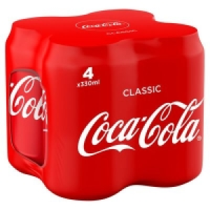 Coca Cola Can Pack 4 x 330ml 2.90 €