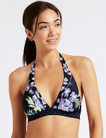 Marks and Spencer  Floral Print Non-Wired Triangle Bikini Top