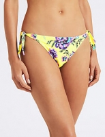 Marks and Spencer  Floral Print Tie Side Bikini Bottoms