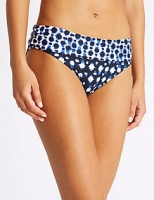 Marks and Spencer  Printed Roll Top Bikini Bottoms