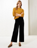 Marks and Spencer  Textured Wide Leg Trousers