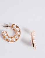Marks and Spencer  Pearly Hoop Earrings