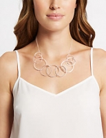 Marks and Spencer  Pave Multi Ring Collar Necklace