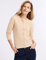 Marks and Spencer  Textured Round Neck Cardigan