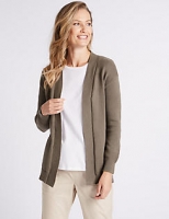Marks and Spencer  Pure Cotton Longline Cardigan