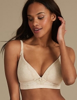 Marks and Spencer  Vintage Lace Non-Wired Padded Plunge Lounge Bra A-E