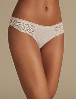 Marks and Spencer  Cotton Rich Vintage Lace Brazilian Knickers