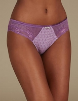 Marks and Spencer  Printed Lace Brazilian Knickers
