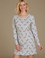 Marks and Spencer  Pure Cotton Printed Short Nightdress