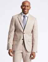 Marks and Spencer  Big & Tall Linen Miracle Tailored Fit Suit