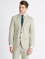 Marks and Spencer  Big & Tall Beige Regular Fit Suit