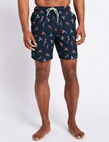 Marks and Spencer  Parrot Printed Quick Dry Swim Shorts