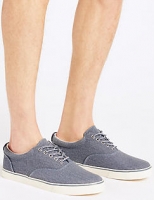 Marks and Spencer  Big & Tall Canvas Lace-up Trainers