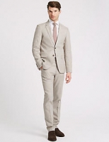 Marks and Spencer  Linen Miracle Slim Fit Textured Jacket