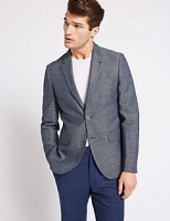 Marks and Spencer  Cotton Rich Tailored Fit Jacket