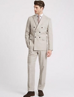 Marks and Spencer  Linen Miracle Tailored Fit Textured Jacket