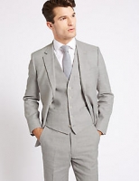 Marks and Spencer  Linen Miracle Tailored Fit 3 Piece Suit