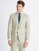 Marks and Spencer  Linen Blend Regular Fit 3 Piece Suit