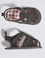 Marks and Spencer  Baby Leather Riptape Fisherman Sandals