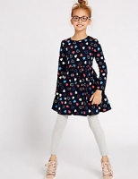 Marks and Spencer  Heart Print Dress (3-16 Years)