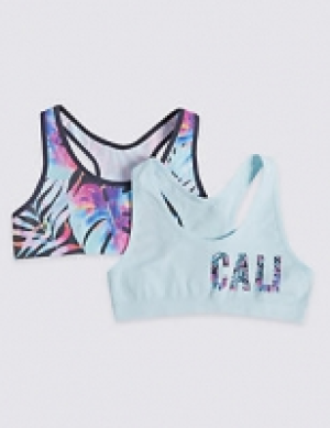 2 Pack Seamfree Cropped Tops (6-16 Years) 5.75 €