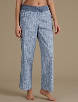 Marks and Spencer  Pure Cotton Floral Print Pyjama Bottoms