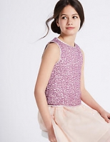 Marks and Spencer  Sequin Sleeveless Top (3-16 Years)