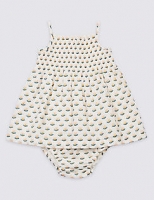 Marks and Spencer  2 Piece Woven Dress & Knickers Outfit