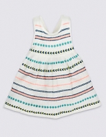 Marks and Spencer  Pure Cotton Embroidered Woven Dress