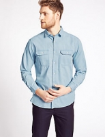 Marks and Spencer  Denim Authentic Shirt with Pockets