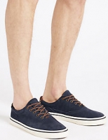 Marks and Spencer  Suede Lace-up Pump Shoes