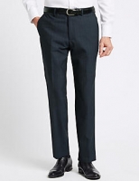 Marks and Spencer  Indigo Striped Tailored Fit Trousers