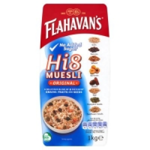 Centra  Flahavans Hi 8 Muesli No Added Sugar 1kg