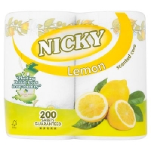 Nicky Lemon Kitchen Towel 2 Roll 2.50 €