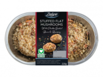 Lidl  DELUXE Stuffed Flat Mushrooms